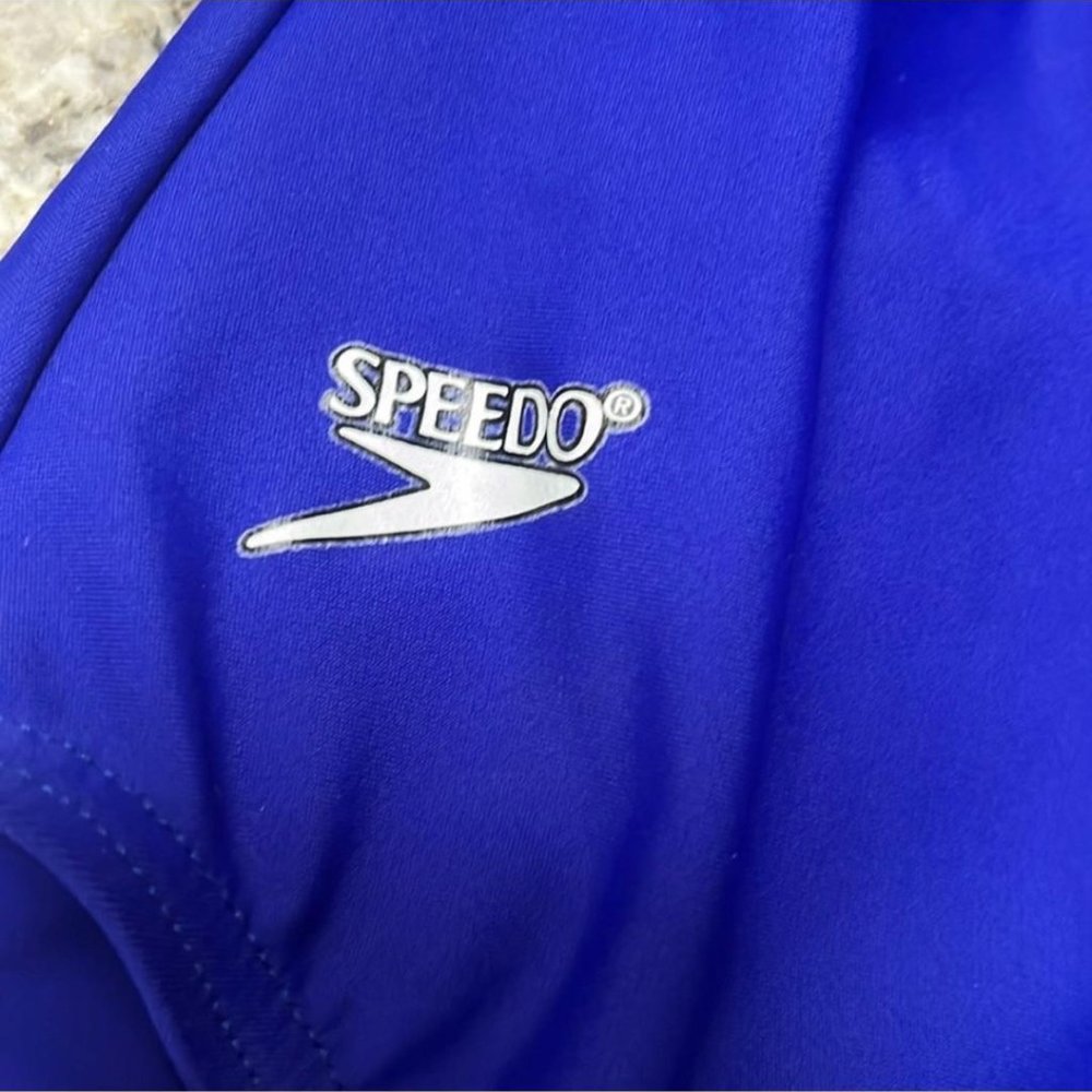 Speedo One Piece Bathing Suit Size 6 Blue NWT-New with Tags - Picture 2 of 5